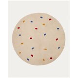 Kave Home Krem pamučan dječji tepih ø120 cm Luli – | shoptok.hr