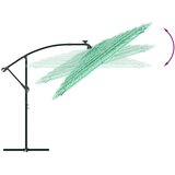  Vrtni suncobran s drvenim stupom zeleni 246x246x230 cm | shoptok.hr