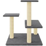  Penjalica za mačke sa stupovima za grebanje tamnosiva 61 cm | shoptok.hr