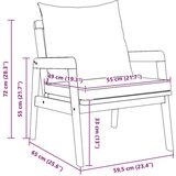  Vrtne stolice 2 kom 59 5x65x71 5 cm Masivno drvo akacije | shoptok.hr