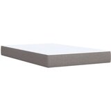 vidaXL Krevet s oprugama i madracem smeđesivi 120 x 190 cm od tkanine | shoptok.hr