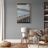  Slika - Utagawa Hiroshige – Sudden Shower over Shin-Ohashi Bridge and Atake 60x90 U prirodnom drvenom okviru | shoptok.hr