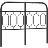 The Living Store kovinsko posteljno vzglavje črno 120 cm - vzglavje, (21418534) | Shoptok.si