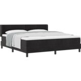 Box Spring Krevet s Madracem Crni 180x200 cm Baršun | shoptok.hr
