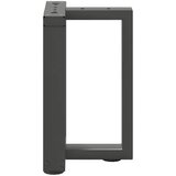  Noge za klub stolić T-oblika 2 kom antracit 28x25x(42-43) cm čelik | Eponuda.ba