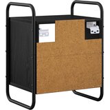  Viseći Noćni Ormar Crni hrast 40 x 30 x 50 cm Konstruirano drvo | shoptok.hr