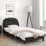  Okvir kreveta s LED svjetlima crni 80 x 200 cm od umjetne kože | shoptok.hr