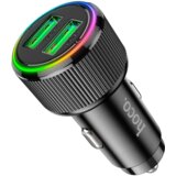 hoco. avtopolnilec adapter NZ14 Guerrero QC 36W 2xUSB - črn | Shoptok.si