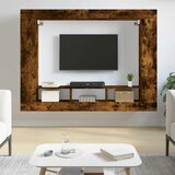 TV ormarić boja dimljenog hrasta 152x22x113cm konstruirano drvo | shoptok.hr