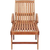  Ležalniki 2 kosa z modro blazino trdna tikovina, (20662516) | Shoptok.si