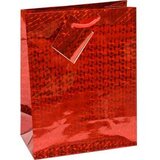  Vrečka darilna a5 hologram 18x23x10 rdeča PROMOCIJA | Shoptok.si