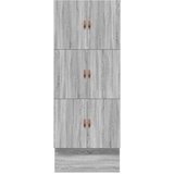 Krevet s ladicama Siva Sonoma 90 cm Konstruirano drvo | shoptok.hr
