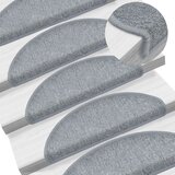  Otirači za stepenice 10 kom 65x24x4 cm svjetlosivi | shoptok.hr