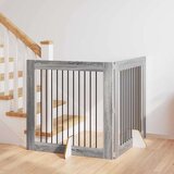  Vrata za pse z stojali 2 pcs Siva Sonoma 100 x 100 cm, (5000215008) | Shoptok.si