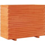Furnova Vrtno cvetlično korito voščeno rjavo 90x40x72 cm trdna borovina, (21922224) | Shoptok.si