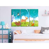  Slika - Friendly Animals (3 Parts) 120x80 | shoptok.hr