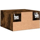  Zidni noćni ormarići 2 kom dimljenog hrasta 35x35x20 cm | shoptok.hr