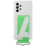 Samsung galaxy A53 5G silikonski ovitek s paščkom, bel | Shoptok.si
