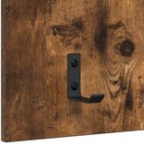  Vješalica za kapute na zidu Dimljeni hrast 40 x 10 x 90 cm | shoptok.hr