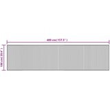  Tepih pravokutni svijetli prirodni 100 x 400 cm od bambusa | shoptok.hr