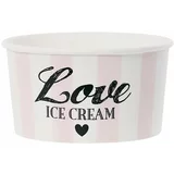 Miss Etoile komplet skodelic za sladoled za enkratno uporabo z žlicami (8-pack)