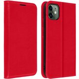 AVIZAR Etui, držalo za kartice in stojalo za video iz pravega usnja - rdeca str. Apple iPhone 11, (20600154) | Shoptok.si