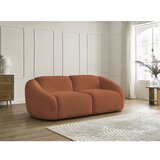 Bobochic Paris Oranžna sedežna garnitura iz tkanine bouclé 230 cm Tina – | Shoptok.si