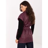 RUE PARIS Vest-IT-KZ-FL9603.87-burgundy | Shoptok.si
