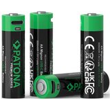 Patona SET 4x baterije AA/LR6 Li-Pol 2000mAh 1,5Vs sa USB-C punjenjem Cene
