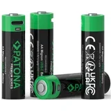 SET 4x baterije AA/LR6 Li-Pol 2000mAh 1,5Vs sa USB-C punjenjem