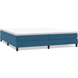 vidaXL Box Spring postelja brez vzmetnico Temno modra 200x210 cm Žamet, (21791409) | Shoptok.si