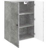  Ormar za montažu na zid Betonska siva 66 x 34,5 x 90 cm | shoptok.hr