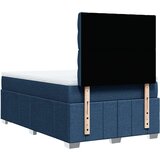 vidaXL Box spring postelja z vzmetnico moder 120x200 cm blago, (21304598) | Shoptok.si