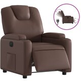Maison Chic Električni naslanjač - Relax naslanjač rjavo umetno usnje, (22061704) Cene