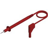 SKS Hirschmann PL 2700 S W rt merilni vod testna špica 4 mm moški konektor 1.00 m rdeča 1 kos, (20423126) | Shoptok.si