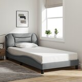  Okvir kreveta s LED-om bez madraca Hvar 100x200 cm od tkanine | shoptok.hr