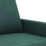  Fotelj temno zelen 60 cm žamet | Shoptok.si