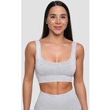 GymBeam Lift Seamless Sports Bra Grey