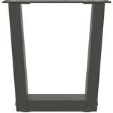  Noge za klub stolić V-oblika 2 kom antracit 30 x (30-31,3) cm čelik | shoptok.hr