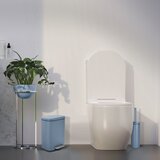 Spirella Svijetlo plava željezna kanta za smeće s pedalom 5 l Akira – | shoptok.hr