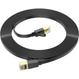 hoco. Omrežni kabel, CAT6, Gigabit Ethernet, ploščat, 5 metrov, črn - US07 General, 5 metrov | Shoptok.si