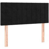  Posteljno vzglavje črno 80x5x78/88 cm žamet, (20725412) | Shoptok.si