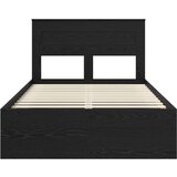  Okvir za krevet Crna 120 x 200 cm Čvrsto borovo drvo | shoptok.hr
