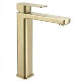 REA Bath Visoka umivaonička miješalica Rea Arlo Brush Gold | shoptok.hr