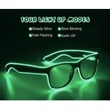 led svetleće naočare za žurke - led naocare - led glasses