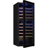 EXQUISIT Izvrstni hladilnik z dvema conama in v steklenimi vrati WS2-78-GTE-160G crni barvi. Vinoteka. | Shoptok.si