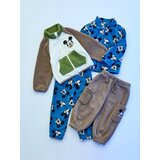 Sinsay Flis jogger hlače sa sherpa džepovima i vezom Mickey Mouse | shoptok.hr