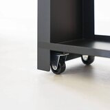 YAMAZAKI Črna kovinska kopalniška polica 14x55 cm Tower – | Shoptok.si