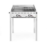 Hendi Green Fire roštilj sa 2 plamenika, Profi Line, Gastronorm 1/1 rešetka i roštilj od emajliranog livenog gvožđa, 11,6kW, 740x615x(H)825mm Cene
