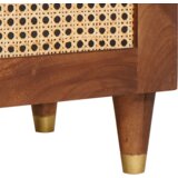 vidaXL Omare in policami za shranjevanje medijev s predalom s shranjevanjem z vrati Rjava | Shoptok.si